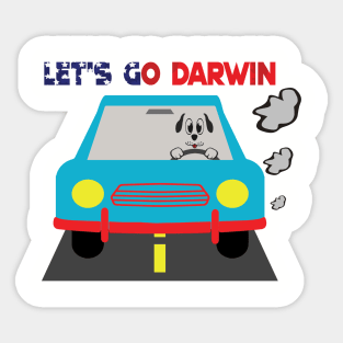 Let's Go Darwin.. Sticker